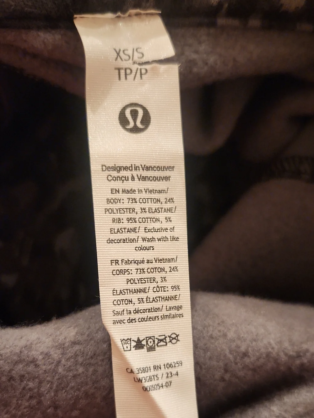 Lululemon Scuba Oversized Half-Zip Pullover Extra Small/Small Women's